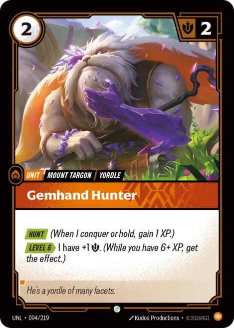 Gemhand Hunter