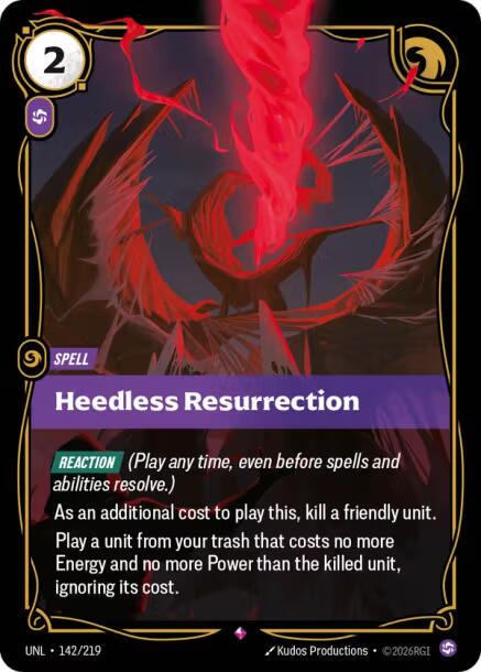 Heedless Resurrection