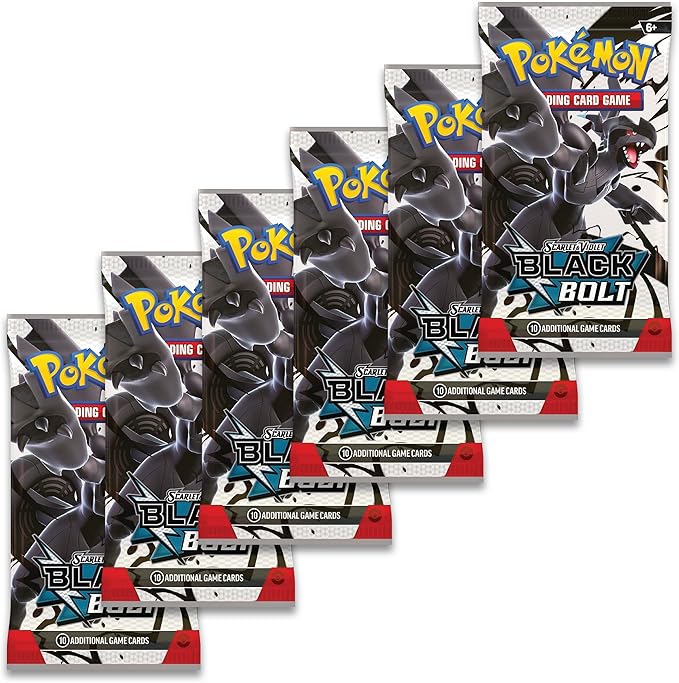 Booster Bundle Pokémon TCG Black Bolt - 6 sobres