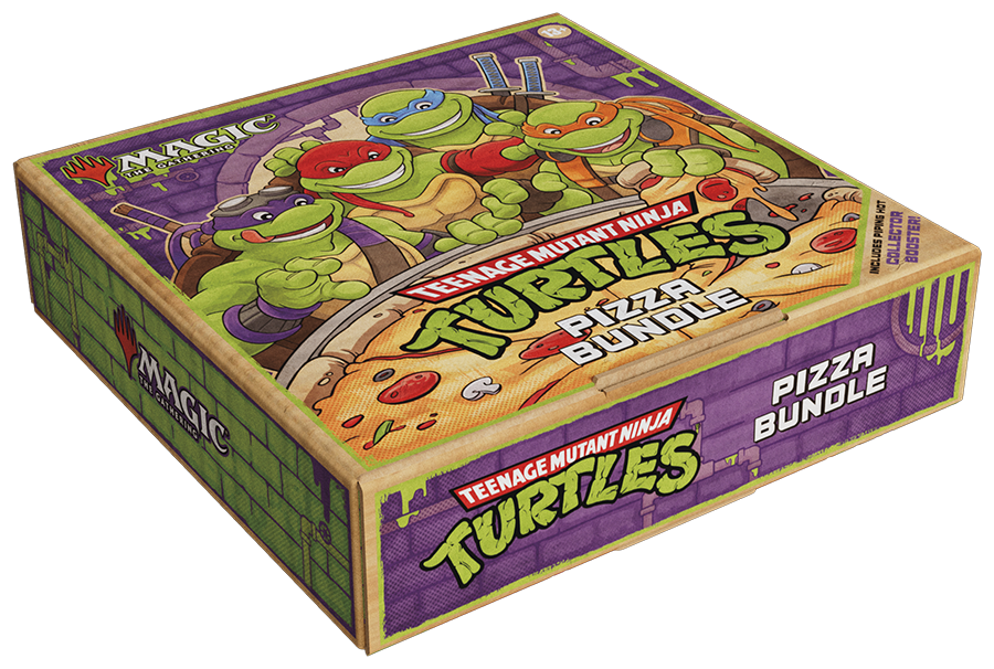 MTG Teenage Mutant Ninja Turtles Pizza Bundle Universes Beyond 9 Play Boosters promo spindown - Lofty TCG Monterrey