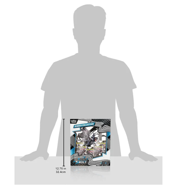 Pokemon TCG Black Bolt Binder Collection tamaño