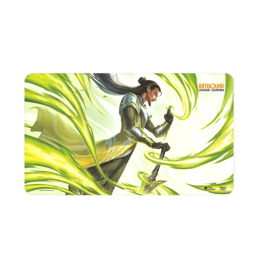 Playmat oficial Riftbound TCG Unleashed Master Yi Wuju Master League of Legends - Lofty TCG Monterrey