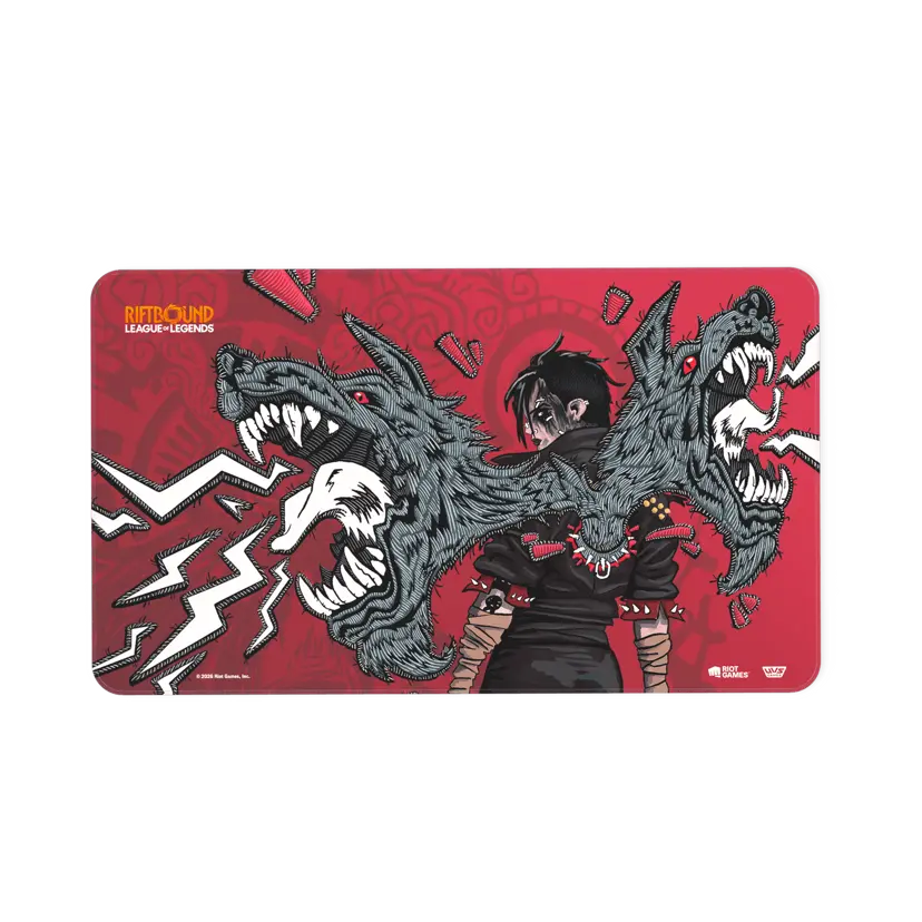Playmat oficial Riftbound TCG Unleashed Vi Piltover Enforcer League of Legends - Lofty TCG Monterrey