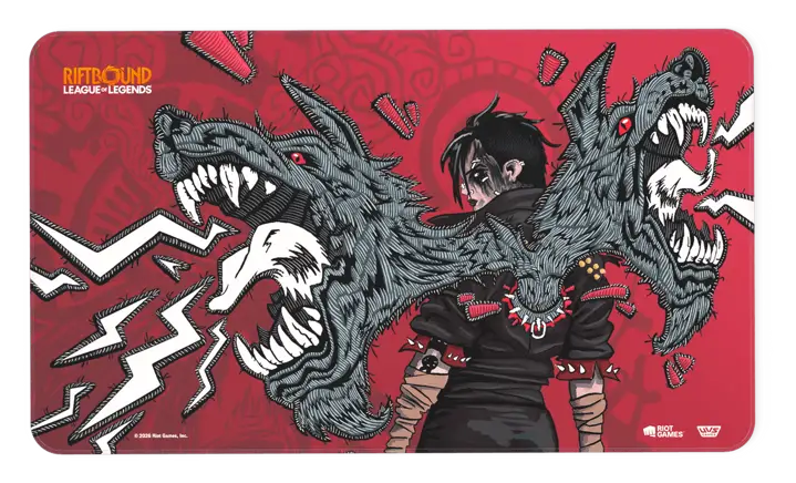 Playmat: Riftbound - Unleashed - Vi, Piltover Enforcer