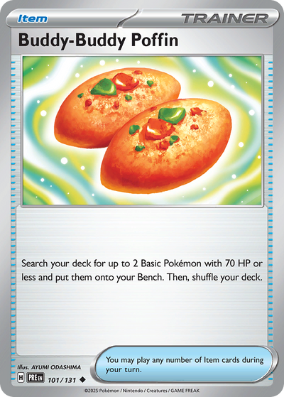 Buddy-Buddy Poffin · Prismatic Evolutions (101/131)