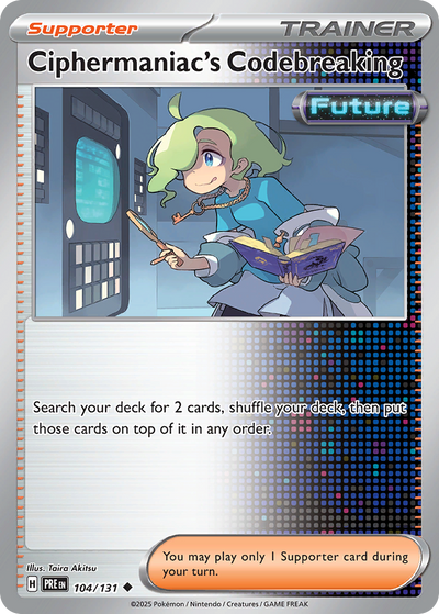 Ciphermaniac's Codebreaking · Prismatic Evolutions (104/131)