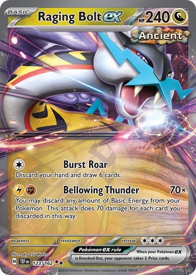 Raging Bolt ex · Temporal Forces (123/162)