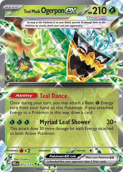 Teal Mask Ogerpon ex · Prismatic Evolutions (12/131)