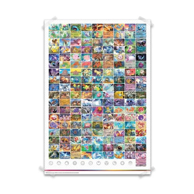 151 Pokemon Poster