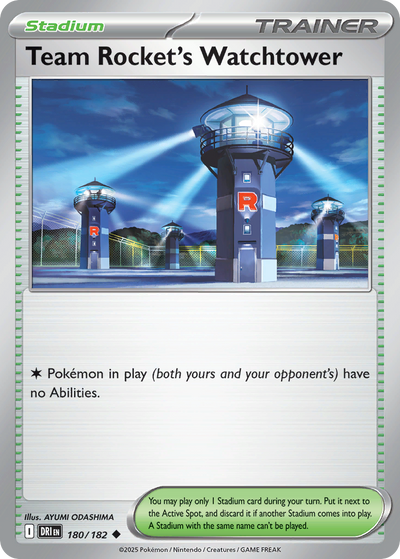 Team Rockets Watchtower · Destined Rivals (180/182)