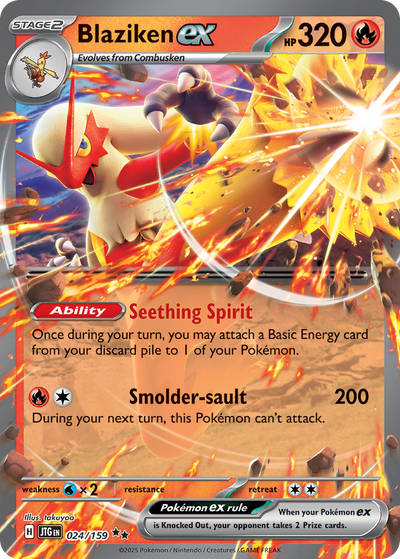 Blaziken ex · Journey Together (24/159)