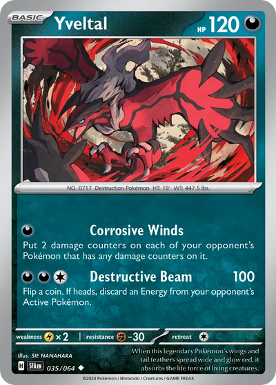 Yveltal · Shrouded Fable (35/64)