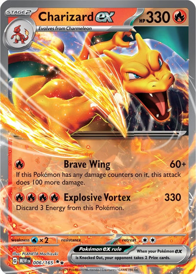 Charizard ex - 006/165 [MEW]