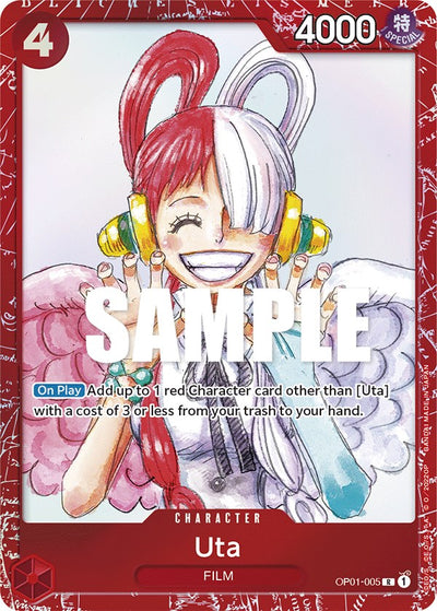 Uta (Premium Card Collection -ONE PIECE FILM RED Edition-) [OP-PR - OP01-005]