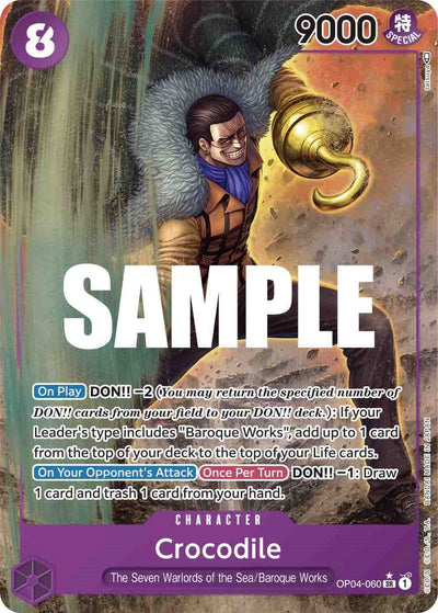 Crocodile (060) (Alternate Art) [OP04 - OP04-060]
