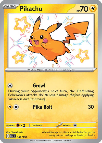 Pikachu - 131/091 [PAF]