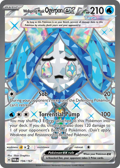 Wellspring Mask Ogerpon ex - 194/167 [TWM - 194/167]