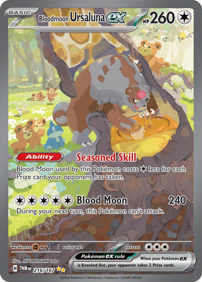 Bloodmoon Ursaluna ex - 216/167 [TWM - 216/167]