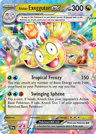 Alolan Exeggutor ex - 133/191 [SSP - 133/191]