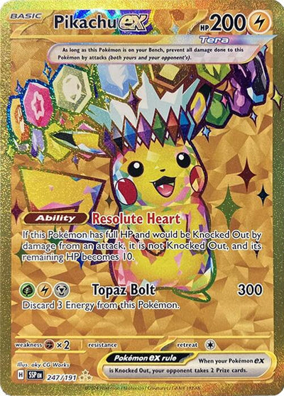 Pikachu ex - 247/191 [SSP - 247/191]