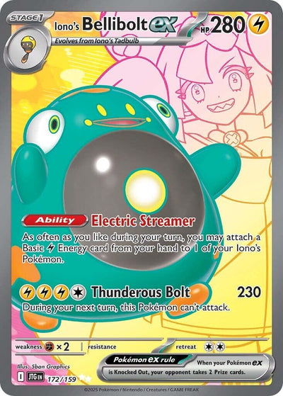 Iono's Bellibolt ex - 172/159 [JTG - 172/159]