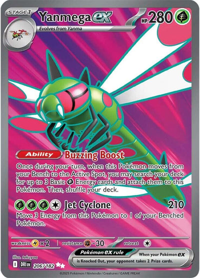 Yanmega ex - 206/182 [DRI - 206/182]