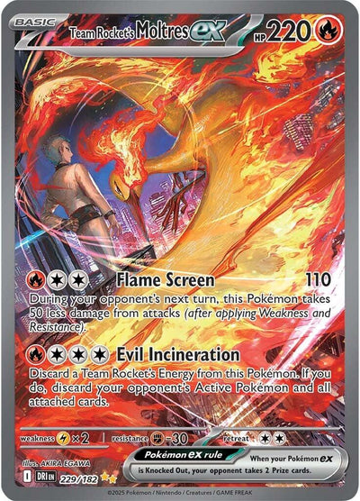 Team Rocket's Moltres ex - 229/182 [DRI - 229/182]