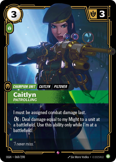 Caitlyn, Patrolling [OGN - 068/298]