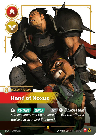 Darius, Hand of Noxus (Overnumbered) [OGN - 302/298]