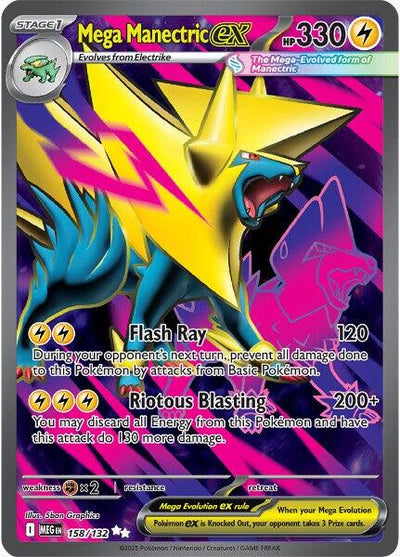 Mega Manectric ex - 158/132 [MEG - 158/132]