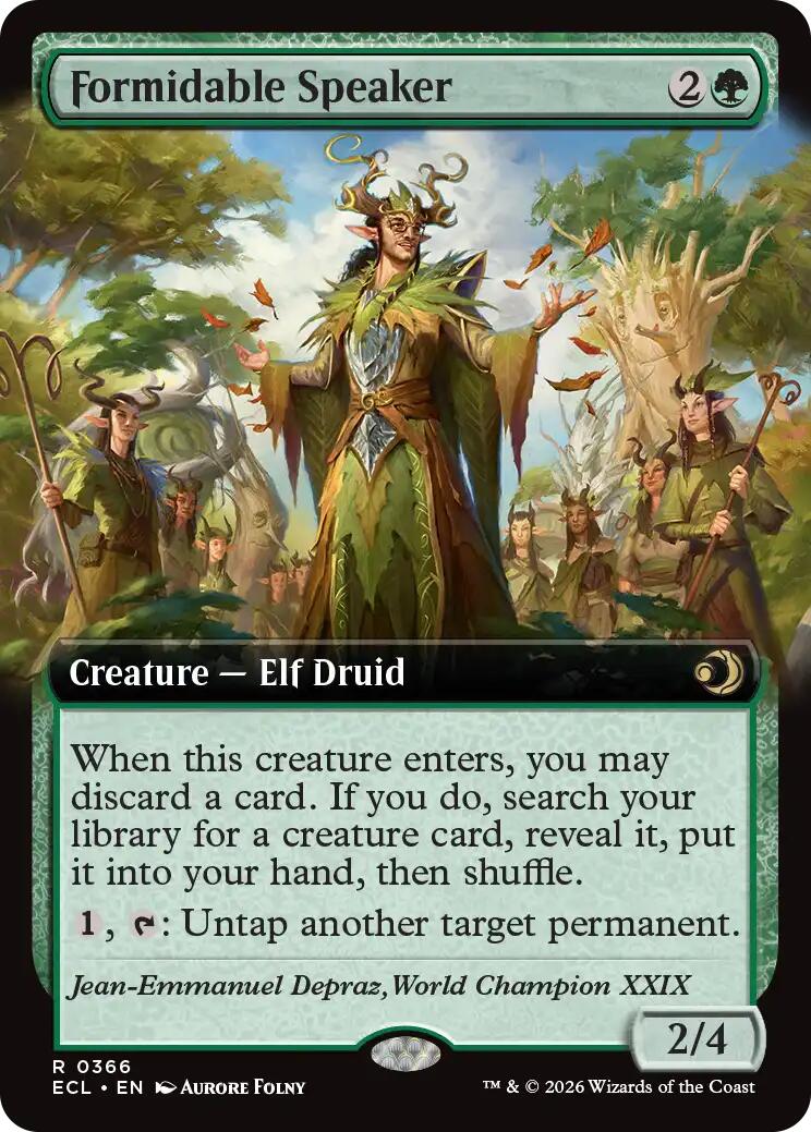 Formidable Speaker (Extended Art)