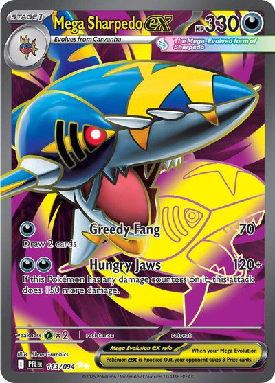 Mega Sharpedo ex - 113/094 [PFL - 113/094]