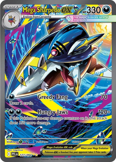 Mega Sharpedo ex - 127/094 [PFL - 127/094]