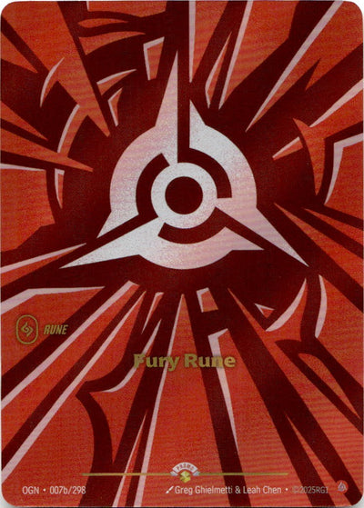 Fury Rune [OPP - 007b/298]