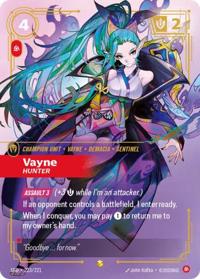 Vayne, Hunter (Overnumbered) [SFD - 223/221]