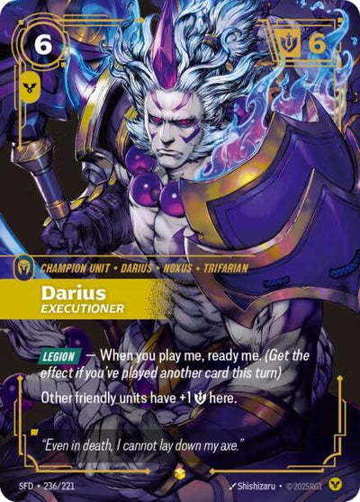 Darius, Executioner (Overnumbered) [SFD - 236/221]
