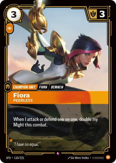 Fiora, Peerless [SFD - 110/221]