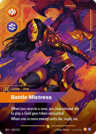 Sivir, Battle Mistress (Overnumbered) [SFD - 250/221]