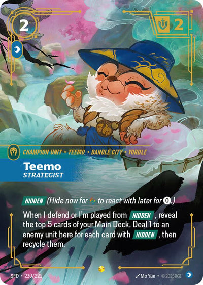 Teemo, Strategist (Overnumbered) [SFD - 230/221]