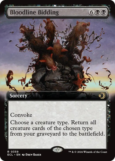 Bloodline Bidding (Extended Art) [ECL - 359]