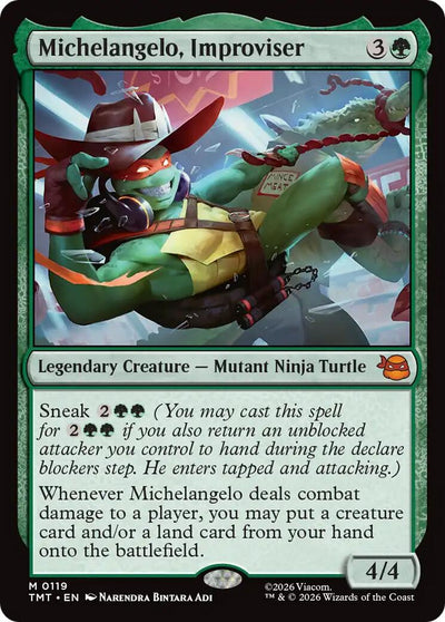 Michelangelo, Improviser [TMT - 119]