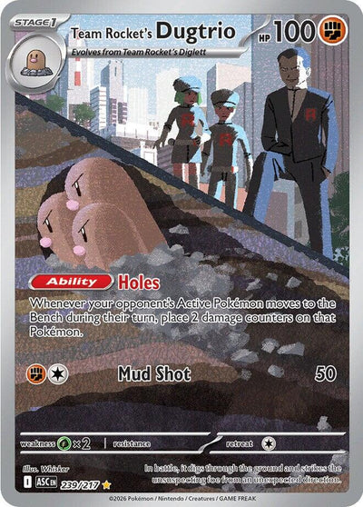 Team Rocket's Dugtrio - 239/217 [ASC - 239/217]