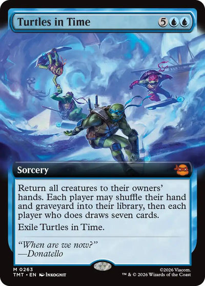Turtles in Time (Extended Art) [TMT - 263]