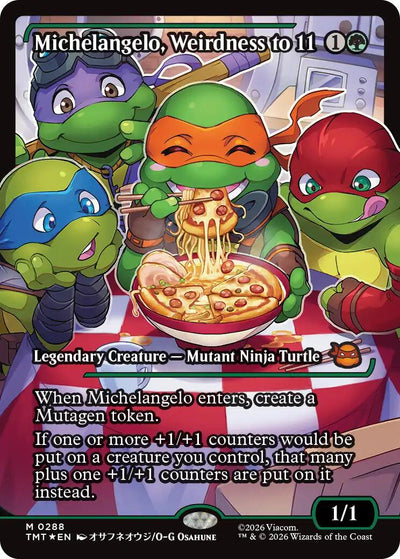 Michelangelo, Weirdness to 11 (Showcase) [TMT - 288]