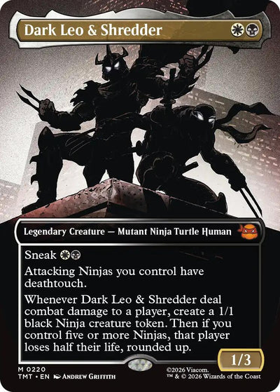 Dark Leo & Shredder (Borderless) [TMT - 220]