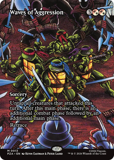 Waves of Aggression (Borderless) [PZA - 13]