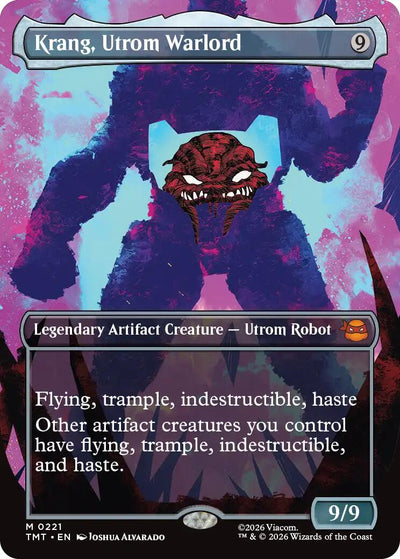 Krang, Utrom Warlord (Borderless) [TMT - 221]