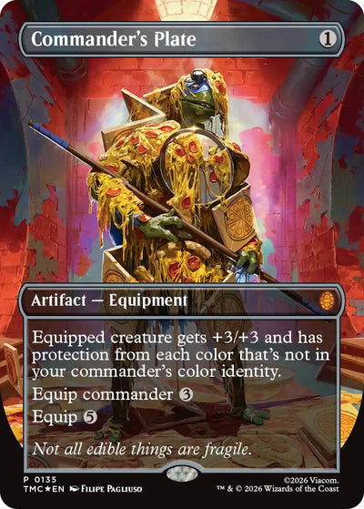 Commander's Plate (Borderless) [TMC - 135]