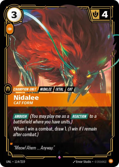 Nidalee, Cat Form [UNL - 114/219]
