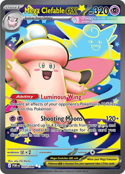 Mega Clefable ex - 103/088 [POR - 103/088]